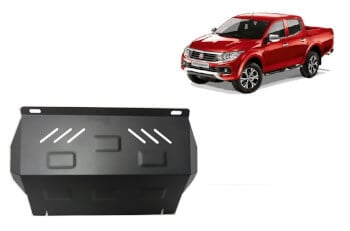 Pohjapanssari j&auml;&auml;hdyttimelle Fiat Fullback (2016-2019), ter&auml;st&auml;