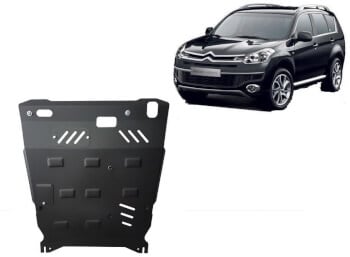 Pohjapanssari moottorille Citroen C - Crosser (2007-2012), terästä