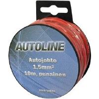 Johto 1,5 mm&sup2;, Autoline - Punainen 10 m