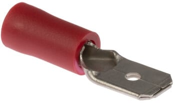 Lattaliitin 6,3 mm, uros (10 kpl) pun, Autoline
