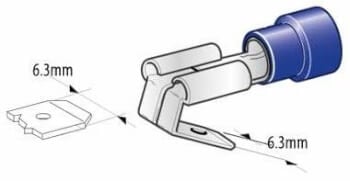 Lattahaaroitin 6,3 mm, naaras (10 kpl) sin, Autoline