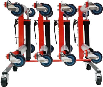 Auton siirtoalustasarja säilytystelineellä, KS-Tools