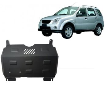 Pohjapanssari moottorille Subaru Justy (2003-2007), terästä
