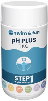 pH:n säätöaine, pH PLUS (1 kg), Swim & Fun