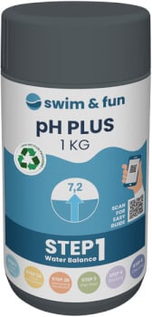 pH:n s&auml;&auml;t&ouml;aine, pH PLUS 1 kg, Swim & Fun