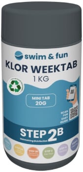 Klooritabletit WeekTab 1 kg, Swim & Fun