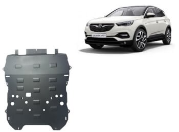 Pohjapanssari moottorille Opel Grandland X (2017➟), ter&auml;st&auml;