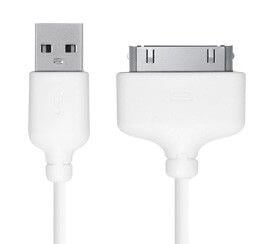 USB-A / Apple 30-pin kaapeli, 2 m, Autoline