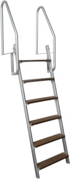 Laituritikkaat käännettävät alumiinia, 6 askelmaa, Nordland