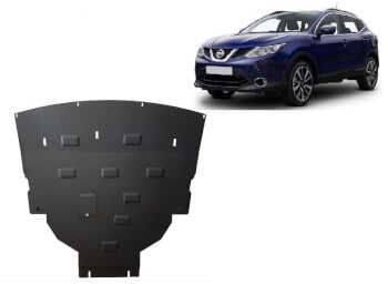 Pohjapanssari moottorille Nissan Qashqai J11 (2014-2021), terästä