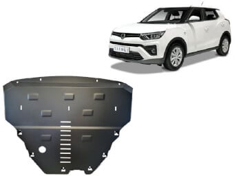 Pohjapanssari moottorille SsangYong Tivoli (2015-2023), ter&auml;st&auml;