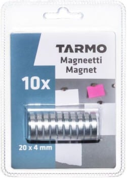 Magneetti Neo 20 mm 10 kpl, Tarmo
