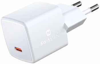 Matkalaturi mini GaN USB-C, 33 W, Swissten