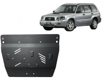 Pohjapanssari moottorille Subaru Forester 2 (2002-2008), terästä