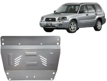 Pohjapanssari moottorille Subaru Forester (2002-2008), alumiinia