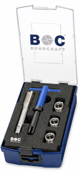 Kierteenkorjaussarja M18 x 1,5 hienokierteelle, Bohrcraft
