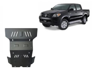 Pohjapanssari moottorille Toyota Hilux (2004-2015), terästä