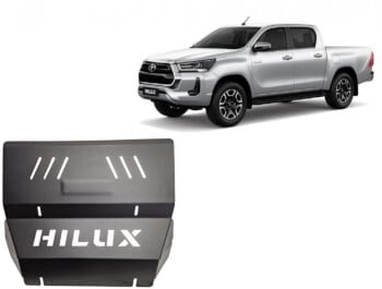 Pohjapanssari jäähdyttimelle Toyota Hilux Invincible (2021➟), terästä