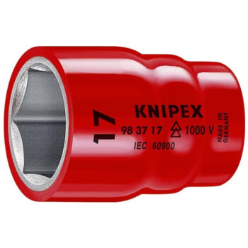 VDE hylsy 17 mm 3/8", Knipex