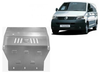 Pohjapanssari moottorille Volkswagen Transporter T5 (2005-2020), ter&auml;st&auml;