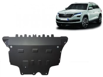 Pohjapanssari moottorille Skoda Kodiaq (2016-2024), terästä