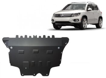 Pohjapanssari moottorille Volkswagen Tiguan (2016➟), ter&auml;st&auml;