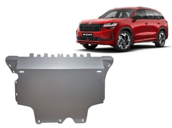 Pohjapanssari moottorille Skoda Kodiaq (2024➟), alumiinia