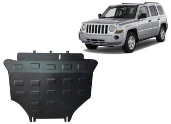 Pohjapanssari moottorille Jeep Patriot (2007-2017), ter&auml;st&auml;