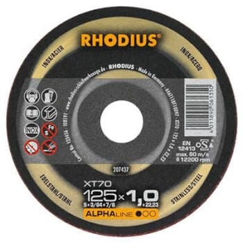 Katkaisulaikka XT70 115 mm, 10 kpl, Rhodius