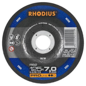Hiomalaikka RS2 125 mm, Rhodius