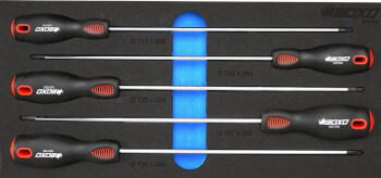Ruuvitalattasarja pitkät torxit  (T15-T30), Boxo