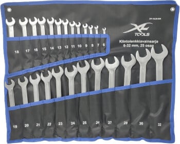 Kiintolenkkiavainsarja 6-32 mm, XL Tools