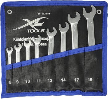 Kiintolenkkiavainsarja 8-19 mm, XL Tools