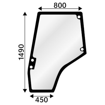 Ovilasi vasen, MF 5400-8400 sarja