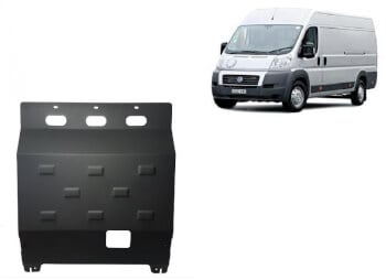 Pohjapanssari moottorille Fiat Ducato (2006-2016), ter&auml;st&auml;