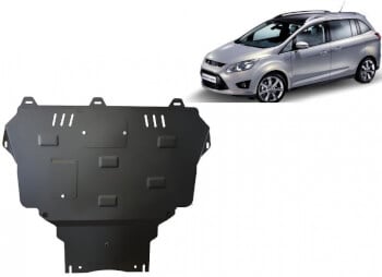 Pohjapanssari moottorille Ford C - Max (2010-2019), terästä
