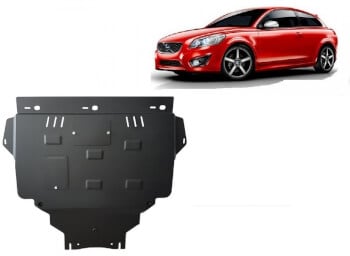 Pohjapanssari moottorille Volvo C30 (2006-2013), terästä