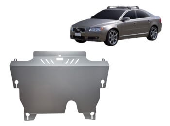Pohjapanssari moottorille Volvo S 80 (2006-2018), alumiinia