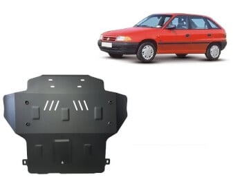 Pohjapanssari moottorille Opel Astra F (1991-1996), ter&auml;st&auml;