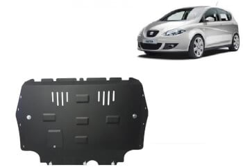 Pohjapanssari moottorille Seat Altea (2006-2015), ter&auml;st&auml;