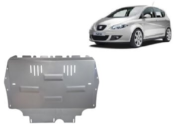 Pohjapanssari moottorille Seat Altea (2004-2015), alumiinia