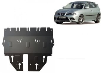 Pohjapanssari moottorille Seat Ibiza bensiini (2002-2017), ter&auml;st&auml;