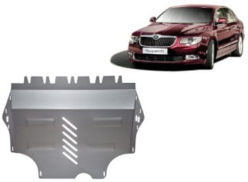 Pohjapanssari moottori Skoda Superb (2008-2015), alumiinia