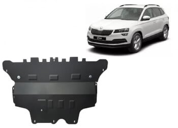 Pohjapanssari moottorille Skoda Karoq - automaatti (2016➟), ter&auml;st&auml;