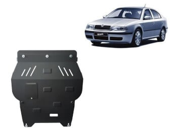 Pohjapanssari moottorille Skoda Octavia 1 (1998-2010), ter&auml;st&auml;