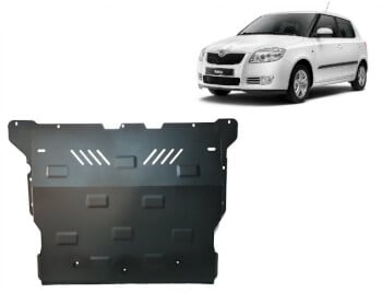 Pohjapanssari moottorille Skoda Fabia 4 (2021➟), ter&auml;st&auml;