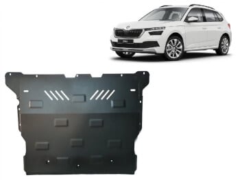 Pohjapanssari moottorille Skoda Kamiq (2017➟), ter&auml;st&auml;