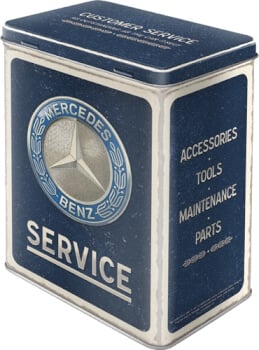 Säilytyspurkki Mercedes-Benz Service Emblem Blue 3 l, Nostalgic Art