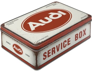S&auml;ilytyspurkki Audi Service Box, Nostalgic Art