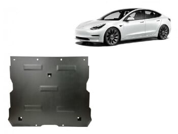 Etu Pohjapanssari moottorille Tesla Model 3 AWD (2017➟), terästä
